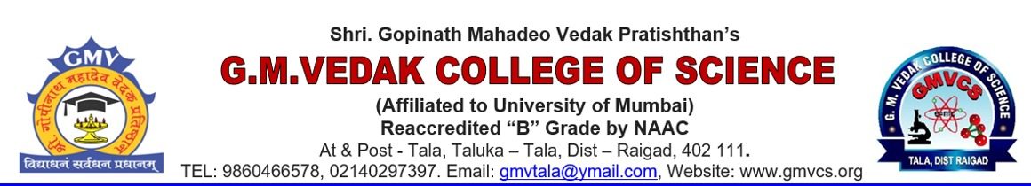 G M Vedak College of Science